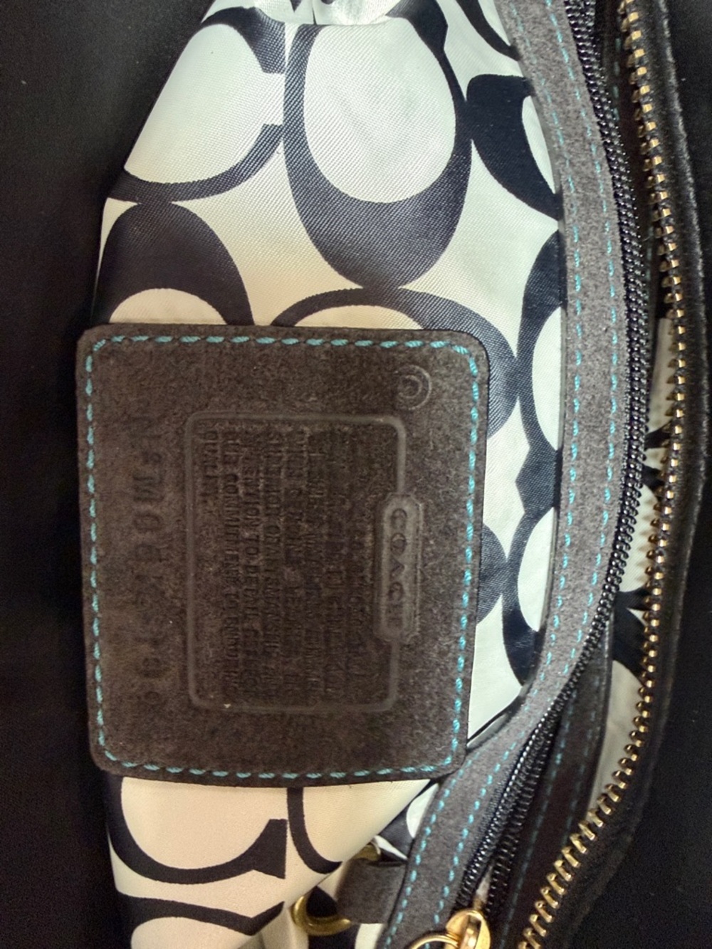 Coach Hampton Black Satin Tote NWT - Picture 12 of 12